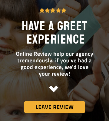 Have a great experience leave a review poster